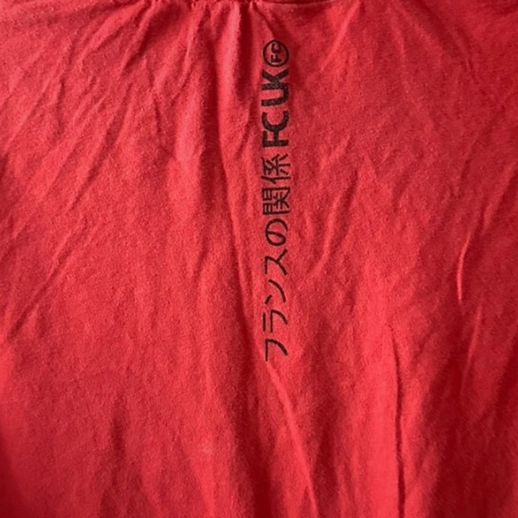 Nearly Vintage 2k7 FCUK Transformers Limited Edition T-Shirt Red - Picture 3 of 3